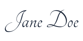 Clear first name signature - Approachable personality | Signature style AI